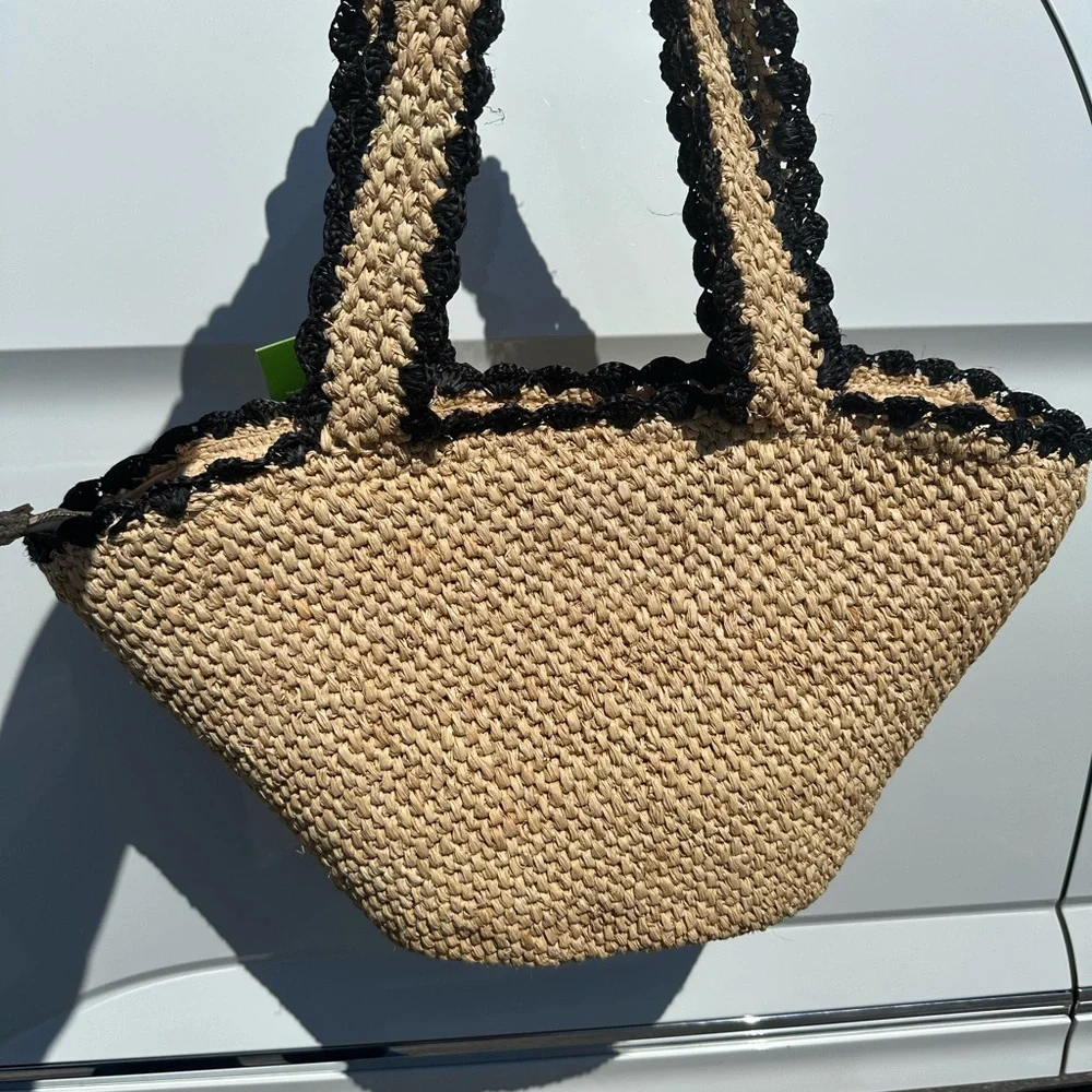 Kate Spade x Target Raffia Bow Tote Bag - Picture 2 of 6